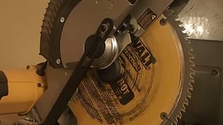 How to Install Dewalt Compound Miter Saw Laser Guide [upl. by Gilbertina]