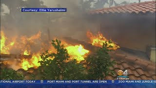 Neighbors Help Neighbors After Massive House Fire In Hollywood During Hurricane Irma [upl. by Aseel917]