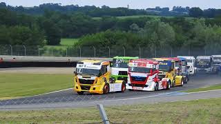 Départ course 1 GrandPrix camions Nogaro 2018 [upl. by Gilus]