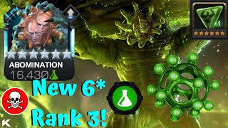 New 6 Rank 3 Immortal Abomination Beyond God Tier Rank UpampGameplay  Marvel Contest of Champions [upl. by Pitt]