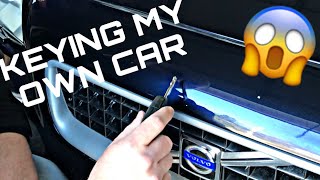 Is Ceramic Coating A Scam  Keying My Own Car To Find Out [upl. by Armitage522]