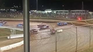 Hi Tec oils Toowoomba Speedway Queensland vs New South Wales Demolition Derby 270424 [upl. by Onavlis]