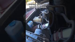 Grandpa receives a new radiator and magnaflow glasspack mufflers Such a mellow sound lsswap [upl. by Acimat921]