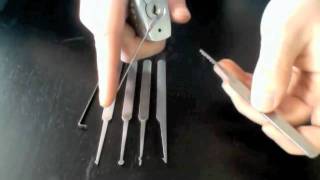 Lock Picking Raking BEST brand SFIC 6 pin lock [upl. by Grey78]