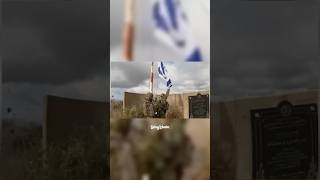 Reservist IDF Soldiers Raise Israeli Flag Near Lebanon Monument Marking southern Lebanon territory [upl. by Oznohpla]