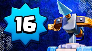 LEVEL 16 Xbow is a DISASTER for Clash Royale [upl. by Rivi712]