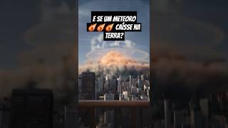 Simulação de meteoro atingindo a terra ☄️ Meteoro Impacto Destruição [upl. by Fanny]