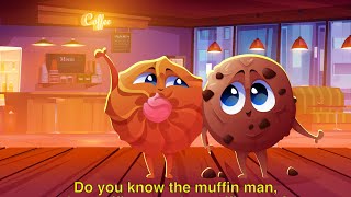 The Muffin Man  Kids Songs Super Simple  Karaoke  More Nursery Rhymes [upl. by Licht]