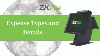 Expense Types and Details in ZKTeco Restaurant POS Software [upl. by Irrehs]