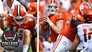 College Football Highlights Clemson avoids Syracuse upset QB Trevor Lawrence injured  ESPN [upl. by Tala808]