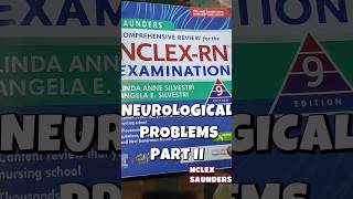 Neurological Problems  NCLEX Saunders 9th edition Anatomy and physiology of brain nursing [upl. by Alben651]