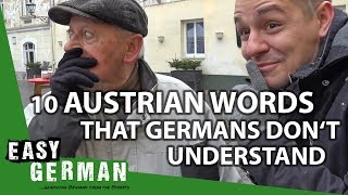 10 Austrian Words that Germans dont understand  Easy German 222 [upl. by Elaval22]