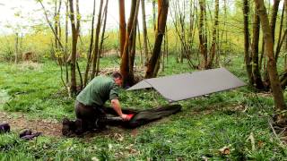 Lightweight Tarp And Bivvy Set Up [upl. by Hpesoj646]