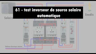 61  test inverseur de source solaire automatique [upl. by Zaragoza]