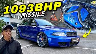 THE INSANE 1093BHP STROKER B5 AUDI RS4 FINAL BOSS [upl. by Anniala710]