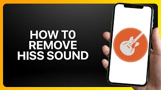 How To Remove Hiss Sound In GarageBand Tutorial [upl. by Anaili]