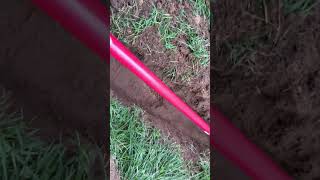 Digging a Trench Using My Trench Shovel shorts yardmaintenance shovels madeinamerica [upl. by Renick257]