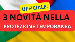 💥 PROROGA E REVOCA O SCADENZA PROTEZIONE TEMPORANEA E CONVERSIONE PERMESSO DI SOGGIORNO IN LAVORO [upl. by Bullard]