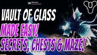 VAULT OF GLASS Secret Chests Gorgons Labyrinth Easy quot2 fast 2 Gorgons Triumphquot amp More D2 [upl. by Joses968]