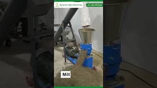 Feed Mixer with Conveyor and Feed pellet mill [upl. by Aihpos299]