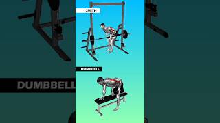 Smith Machine vs Dumbbells Back Gains workout exercises GymFit177 [upl. by Adnaerb]