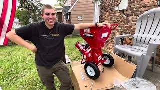 Predator 212cc Wood Chipper From Harbor Freight Review [upl. by Neetsuj]