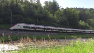 Stadler Rail EC250 Giruno Testfahrten im Sihltal [upl. by Celle]