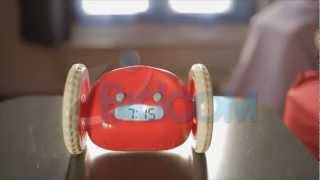 Reloj Alarma Despertador Con Ruedas Original Mobile Clock [upl. by Edyak]