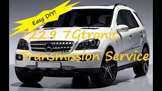 Mercedes 7229 ML320 ML350 C E S GL Transmission Service [upl. by Kcin]