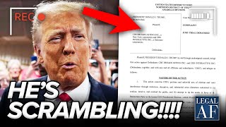 Trump FILES DESPERATE 10 BILLION LAWSUIT as Campaign SINKS [upl. by Oigroeg979]