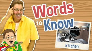 Words to Know  Kitchen Objects 2  Jack Hartmann [upl. by Nairde]