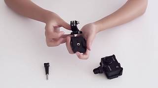 How to use Crosstour Action Camera Accessories [upl. by Elbam]