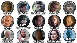 Every Game of Thrones Villain Explained in 20 Minutes [upl. by Annyahs]