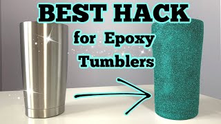 How to Prep a Tumbler for Epoxy and Glitter  DIY Epoxy Tumbler Series Start to Finish  Episode 1 [upl. by Douville23]