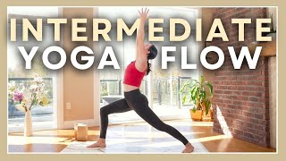 30 min Full Body Yoga  Intermediate Vinyasa Yoga Minimal Cues [upl. by Salim]