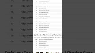 High DA PA Free Social Bookmarking Sites List 2023  Do Follow Social Bookmark Links for SEO [upl. by Agnese311]