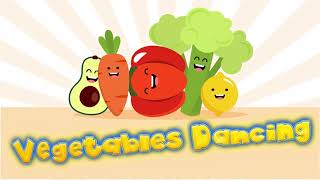 Vegetables Dancing Crazy for Kids  Learn vegetables الخضراوات ترقص  Dana Tv [upl. by Erej]