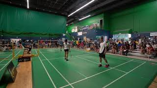 Mixed Double Final  Ryan amp Kristelle VS Mark Alcala amp Esther  Houston Badminton Open 2019 22 [upl. by Velick]