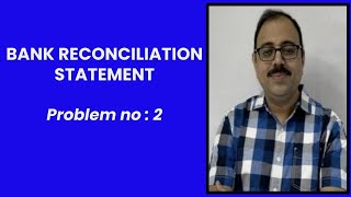 bank reconciliation statement problem no 2 [upl. by Bushey]