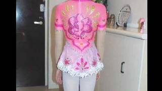 10yearold Elena Shinohara Rhythmic Gymnastics Leotards Designed by MoMo 新体操小学生レオタード [upl. by Nixie]