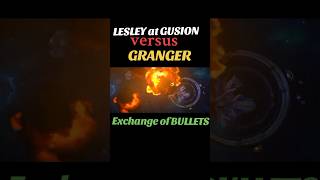 EXCHANGE OF BULLETS LESLEY GUSION VERSUS GRANGER CINEMATIC SERIES MLBB [upl. by Yasui362]