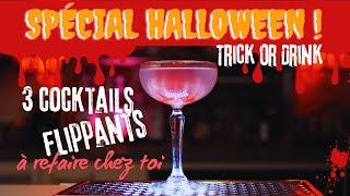 🎃 SPÉCIAL HALLOWEEN 3 Cocktails classiques version terrifiantes [upl. by Alleyne962]