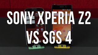 Sony Xperia Z2 vs Samsung Galaxy S4 detailed comparison [upl. by Galer]