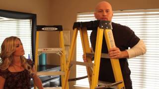 Ladder Safety  Ceiling Fan How To Part 1  WORKMASTERS™ [upl. by Pinkerton]