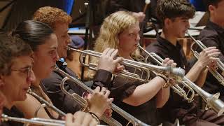 Frank Ticheli  Wild Nights  Israel National Youth Wind Orchestra [upl. by Ayanet]