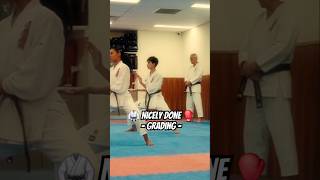 Highlight of Karate Grading💪 karate shorts sports strength [upl. by Oramlub]