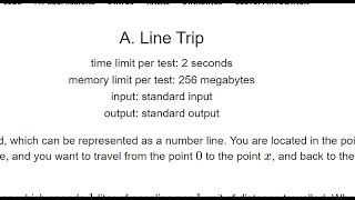 A Line Trip Educational Codeforces Round 158 Rated for Div 2 [upl. by Ocisnarf263]