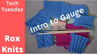 Introduction to Gauge in Knitting  Technique Tuesday [upl. by Selec]