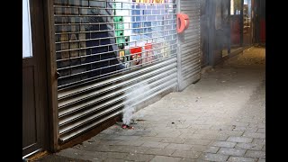 Bewoners Nieuwland bruut gewekt door explosie bij avondwinkel  Nieuwlandplein Schiedam [upl. by Mosenthal279]