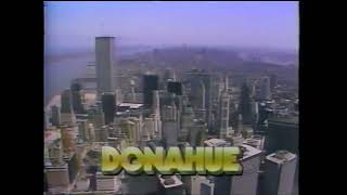 Donahue 19851989 Intro In 4k [upl. by Annasoh]